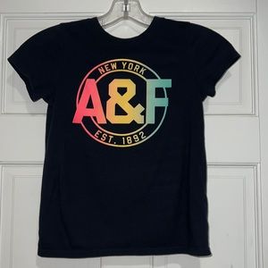 Navy blue Abercrombie & Fitch T Shirt size 7/8